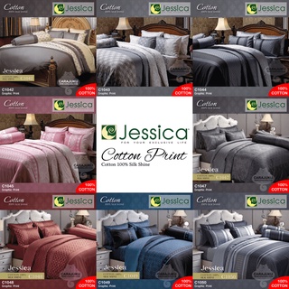 [37 ลาย] JESSICA ชุดผ้าปูที่นอน Cotton 100% พิมพ์ลาย กราฟิก Graphic #Total เจสสิกา ชุดเครื่องนอน ผ้าปู ผ้าปูเตียง ผ้านวม