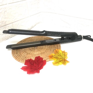 Flat iron 3 in 1 เครื่องทำผมอเนกประสงค์ หนีบตรง ม้วนลอน งุ้มปลาย