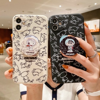 เคส Samsung A52S 5G A03 A03S A12 A11 A02 A02S A71 A52 A51 A32 4G A31 A50 A50S A30 A30S A20 A10 A10S A7 2018 M12 M11 J7 Prime J6 J6+ J4 J4+ Plus 3D Cartoon Snoopy Crayon Shin-Chan Protect Camera Soft Case With Stand