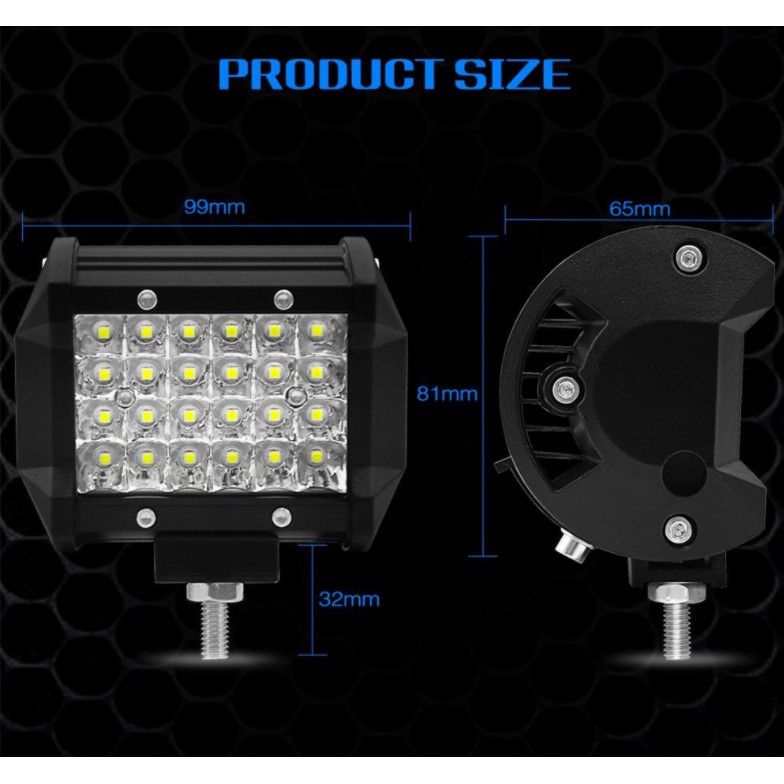 ไฟ-led-led-spot-beam-us-w-ไฟสปอร์ตไลท์รถยนต์-ไฟหน้ารถ-ไฟช่วยตัดหมอก-ของแท้สมราคา