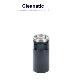 Cleanatic  C-6001	ถังขยะทรงกลม พร้อมที่เขี่ยบุหรี่ ขนาด 8 ลิตร