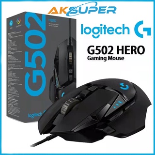 เมาส์เกมมิ่ง LOGITECH G502 HERO RGB Gaming Mouse เม้าส์สำหรับนักเล่นเกม