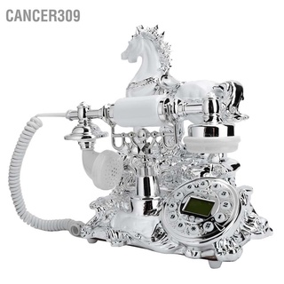 Cancer309 MS‑8301D European Retro Landline Classical Wired Old‑fashioned Telephone with Backlight