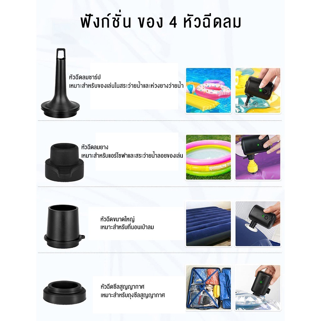 ส่งจากไทย-สูบลมไฟฟ้า-สูบลมไฟฟ้า-xiaomi-เครื่องสูบลมไฟฟ้า-ปั๊มลมไฟฟ้า-ที่เป่าลมไฟฟ้า-ปั๊มลมไฟฟ้าแบบพกพา-electric-pump