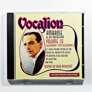 CD เพลง Ambrose &amp; His Orchestra - Volume 10 Button Up Your Overcoat (Vocalion) (แผ่นใหม่)