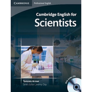 DKTODAY หนังสือ CAMBRIDGE ENGLISH FOR SCIENTISTS:SB. WITH CD