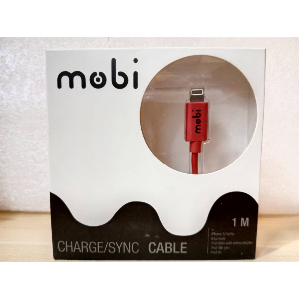 สายชาร์จ-mobi-charge-sync-cable-1m-สำหรับไอโฟน-ไอแพด