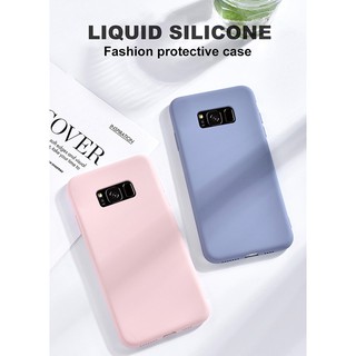 Soft Case Samsung Galaxy S8 S9 S10 Plus S10E Colorful Silicone Phone Cover