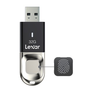ภาพขนาดย่อของภาพหน้าปกสินค้าLexar 32GB F35 JumpDrive Fingerprint USB3.0 (150MB/s) จากร้าน legendthailand บน Shopee