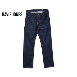 ภาพหน้าปกสินค้าDAVIE JONES กางเกงยีนส์ ผู้ชาย ทรงกระบอก สีกรม Straight Fit Jeans in navy ST0001NV ซึ่งคุณอาจชอบราคาและรีวิวของสินค้านี้