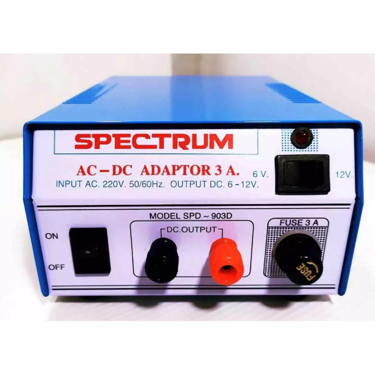 Spectrum รุ่น SPD-903D Adaptor 3A. ธรรมดา AC - DC Adaptor 3A 12V หม้อ ...