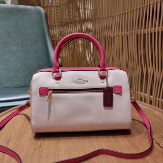 COACH C4081 ROWAN SATCHEL IN COLORBLOCK SIGNATURE CANVAS