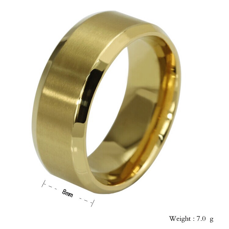 แหวนไทเทเนียมชุบทอง-18-k-สำหรับผู้ชาย
