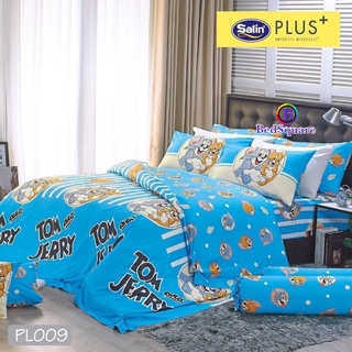 Satin Plus ชุดผ้าปูที่นอน (ไม่รวมผ้านวม) พิมพ์ลาย PL009 ลิขสิทธิ์แท้