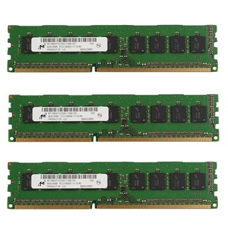 ไมครอน ECC RAM ใช้ DDR3 8GB 16GB 1333MHz Workstation MemoryUDIMM 8GB 2Rx8 PC3-10600E 1.5V 240Pin ECC Unbuffered Memory