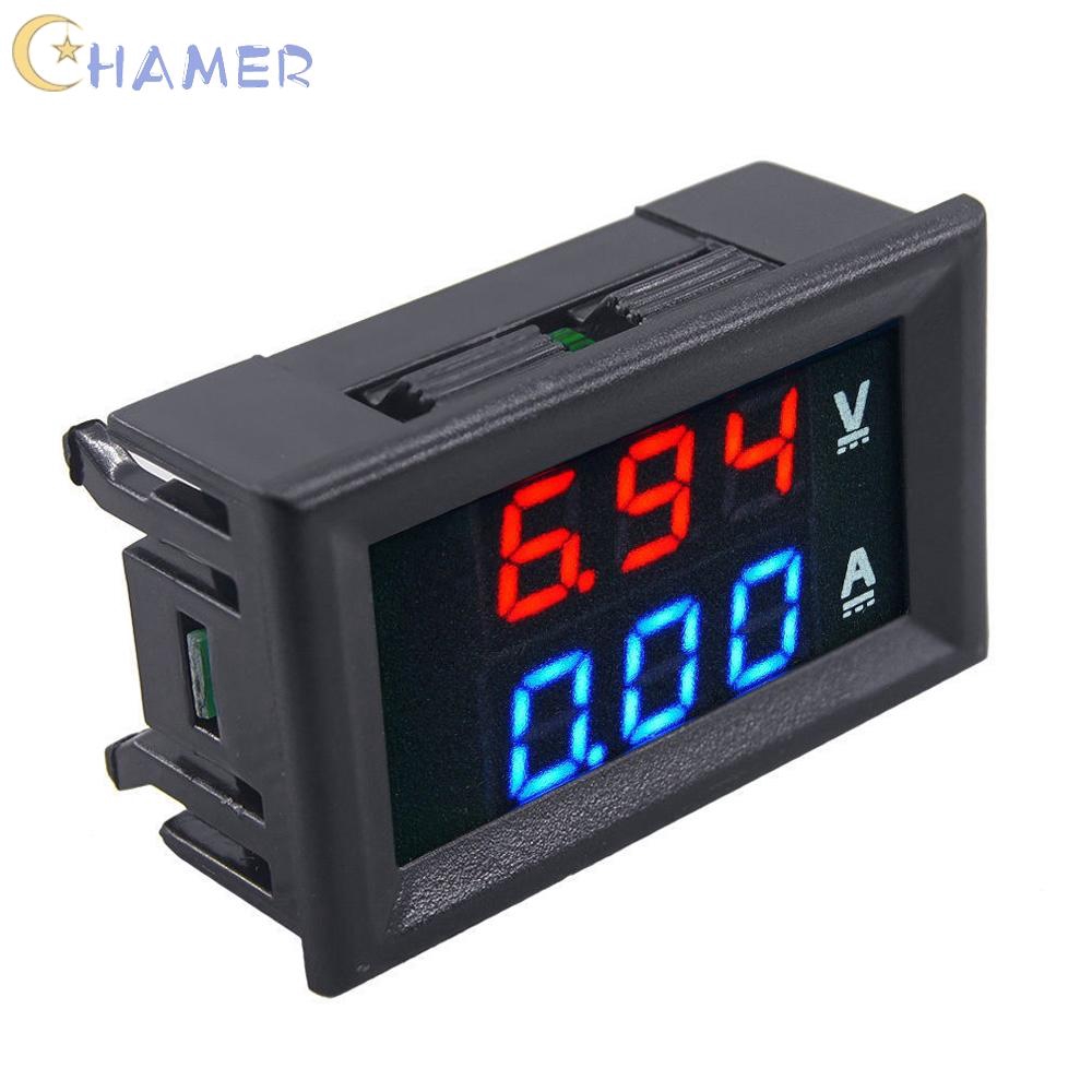 เครื่องวัดโวลต์มิเตอร์ดิจิตอล-led-dc-100-v-10a