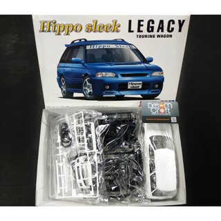 AOSHIMA 1/24 HIPPO SLEEK BG5 LEGACY TOURING WAGON 93 SUBARU (โมเดลรถยนต์ Model DreamCraft)