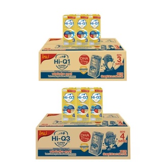 สินค้า UHT Hiqsupergold ยูเอชทีไฮคิว ซูเปอร์โกลด์ พรีไบโอ โพรเทก (สูตร3และสูตร4) ยูเอชที 180 มล. (27 กล่อง/ลัง)