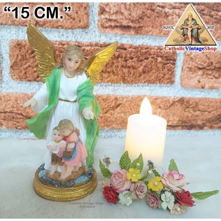 รูปปั้น ทูตสวรรค์นำทาง Guardian Angel เทวดานำทาง รูปปั้นคาทอลิก Catholic Statue Figurine religion