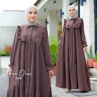 Rabira Dress IK Material CRINKLE Button Life (Youhave) Gamis Gamis ชุดเดรส เกมมิส สําหรับผู้หญิง ผู้ใหญ่ คําเชิญวัยรุ่น รุ่นใหม่ล่าสุด