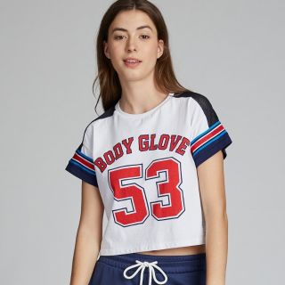 BODY GLOVE ACTIVE SUMMER 2020 WOMEN CREW NECK TEE เสื้อคอกลมผู้หญิง สีขาว White