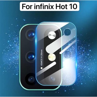 สินค้า ฟิล์มเลนส์กล้อง infinix Hot 10 ฟิล์มเลนส์ อินฟีนิ๊ก ฟิล์มกระจก เลนส์กล้องปกป้องกล้องถ่ายรูป Infinix Hot10