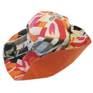 ATIPA หมวกปีกยาวพิเศษแทนร่มกราฟฟิก ฺBoho Chic Style