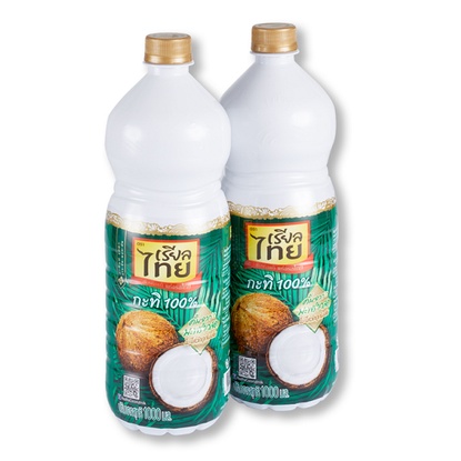 tha-shop-1000-มล-x-2-real-thai-coconut-milk-เรียลไทย-กะทิขวด-100-กะทิกล่อง-กะทิคั้น-กะทิสด-กะทิทำขนมหวาน-กะทิปรุงอาหาร