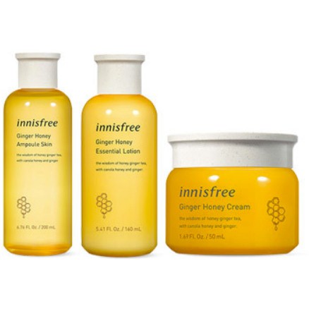 Innisfree Ginger Honey Ampoule Skin 200ml, Essential Lotion 160ml ...