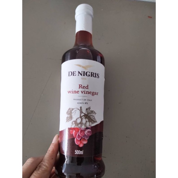 De Nigris Red Wine Vinegar น้ำส้มสายชูหมักจากไวน์แดง ดีนิกริส 500mlราคา