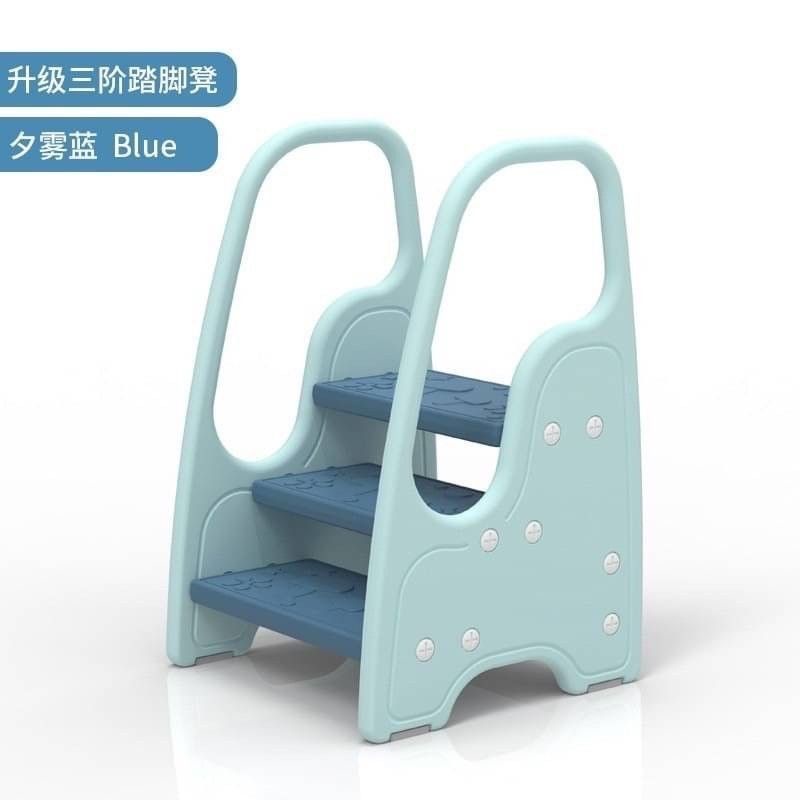 บันได-3-ขั้น-step-stool-พร้อมส่ง-สำหรับเสริมทักษะ-ช่วยเหลือตัวเองให้เด็กๆ