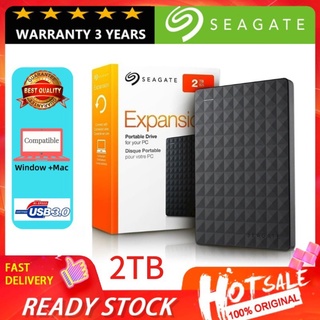 [Local Stock] Seagate External Hard Drive HDD 2.5" Expansion USB3.0 1TB 2TB Hard Drive