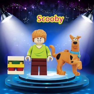 บล็อกตัวต่อ รูปการ์ตูนอนิเมะ Scooby น่ารัก ขนาดเล็ก เหมาะกับของขวัญวันเกิด ของเล่นสําหรับเด็ก