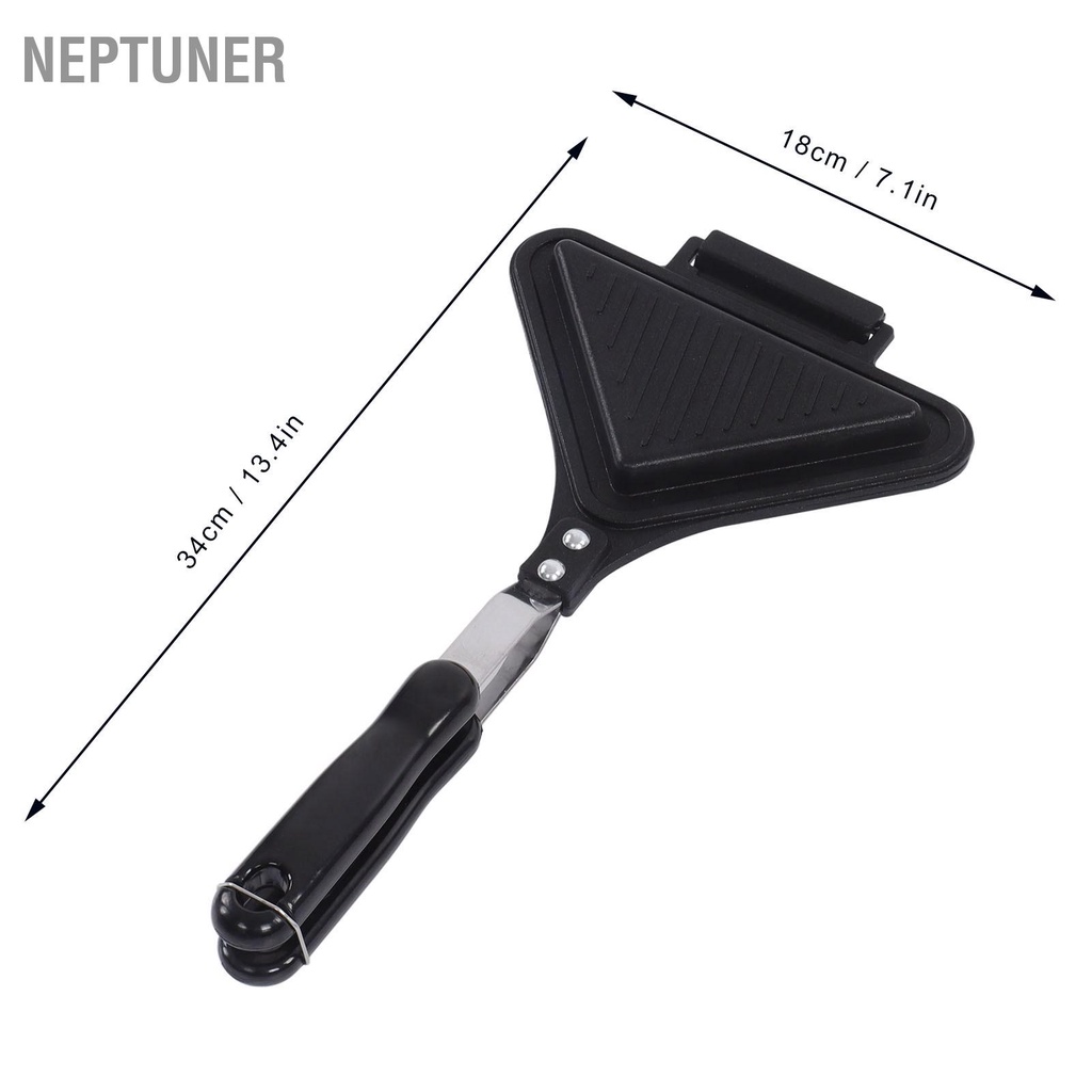 neptuner-กะทะแพนเค้ก-กะทะทอดไข่-ญี่ปุ่นนำเข้าแซนวิชขนมปังแม่พิมพ์สองด้านแม่พิมพ์ที่ถอดออกได้ถาดอบไม่ติดบ้านถา