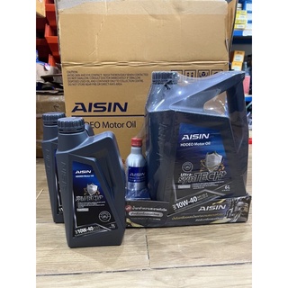 น้ำมันเครื่องสังเคราะห์ (ดีเซล) AISIN  10W-40 CK4 8ลิตร aisin fully