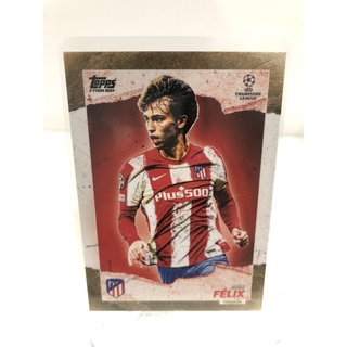 2021-22 Topps Gold X Tyson Beck UEFA Champions League Soccer Cards Atletico Madrid