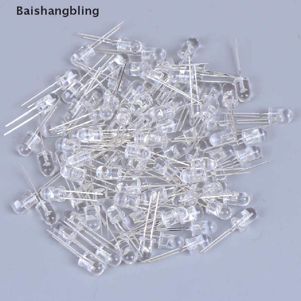 BSBL 100pcs 5mm LED Assorted Kit White Green Red Blue Yellow Light ...