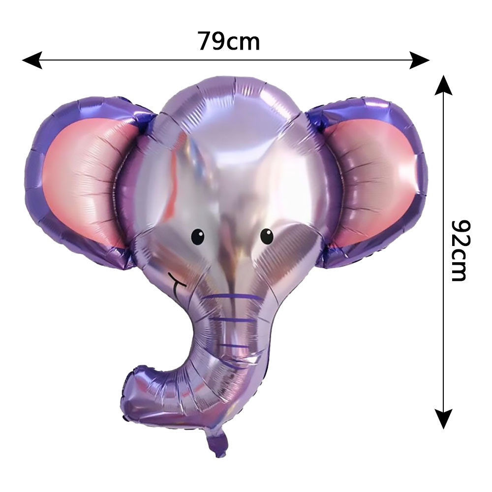 ลูกโป่งฟอยล์-รูปช้าง-สัตว์ป่า-สําหรับตกแต่งปาร์ตี้วันเกิดเด็ก-1-ชิ้น