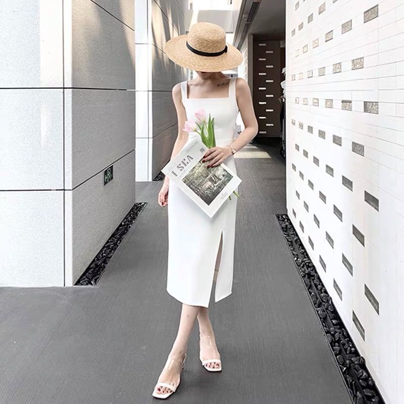 ชุดเดรสกระโปรงยาว-ความยาวปานกลาง-คอสี่เหลี่ยม-สไตล์เรโทร-แฟชั่นฤดูใบไม้ผลิ-และฤดูร้อน-สําหรับสตรี-2022