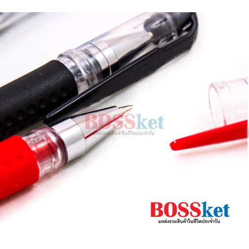 ภาพหน้าปกสินค้าปากกาหมึกเจล มี 3 สีให้เลือก หัว 0.5มม ปากกา ปากกาลูกลื่น ปากกาทำงาน จากร้าน bossket บน Shopee
