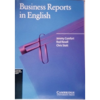 (ภาษาอังกฤษ) Business Reports in English *หนังสือหายากมาก*