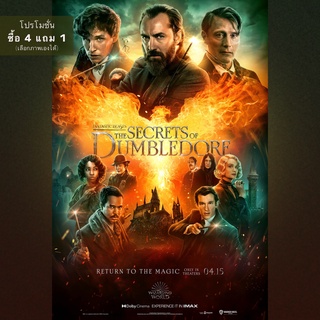Poster fantastic beasts the secrets of dumbledore โปสเตอร์ สัตว์มหัศจรรย์: ความลับของดัมเบิลดอร์ (harry potter) main