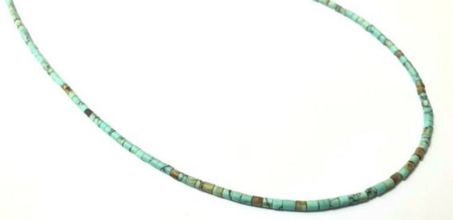 สร้อยคอหินเทอร์ควอยส์-หินแท้ธรรมชาติ-หินมงคล-turquoise-necklace