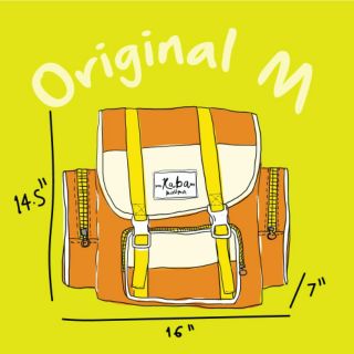 ภาพขนาดย่อของภาพหน้าปกสินค้ากระเป๋าเป้กะบะ สี Red รุ่น original ไซต์ M จากร้าน kaxba บน Shopee