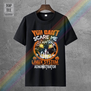 [100% Cotton] เสื้อยืดลําลอง แขนสั้น พิมพ์ลาย Linux System Adstrator เข้ากับทุกการแต่งกาย สําหรับผู้ชาย 930105