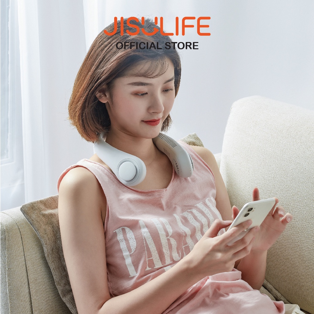 ภาพหน้าปกสินค้าJisulife FA14 Bladeless Neck Fan พัดลมไร้สายแบบคล้องคอ จากร้าน jisulife_thailand บน Shopee