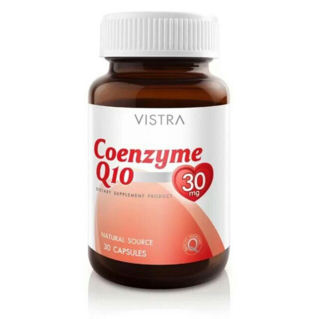 vistra-coenzyme-q10-30-เม็ด-วิสทร้า-โคเอ็นไซต์-คิว10