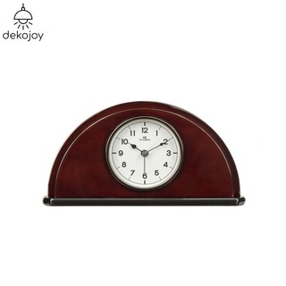 DOGENI นาฬิกาปลุก รุ่น TEW005DB นาฬิกาตั้งโต๊ะไม้ นาฬิกาปลุกตั้งโต๊ะ เสียงสัญญาณ เข็มเดินเรียบ ดีไซน์เรียบหรู Dekojoy