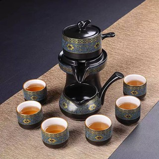 ชุดกาน้ำชาจีนอัตโนมัติ8ชิ้น ชุดกาน้ำชาอัตโนมัติ ชุดกาน้ำชา ชุดชงชาจีน