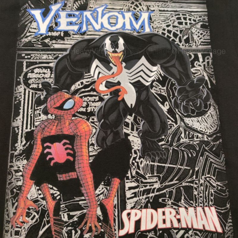 venom-vs-spiderman-comics-movie-dtg-สกรีนดิจิตอล-digital-to-garment-gildan-ultra